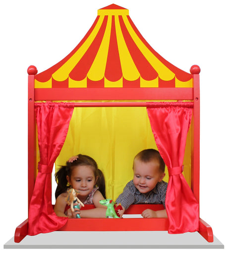 3 in 1 Puppet Theatre (Red & Yellow)