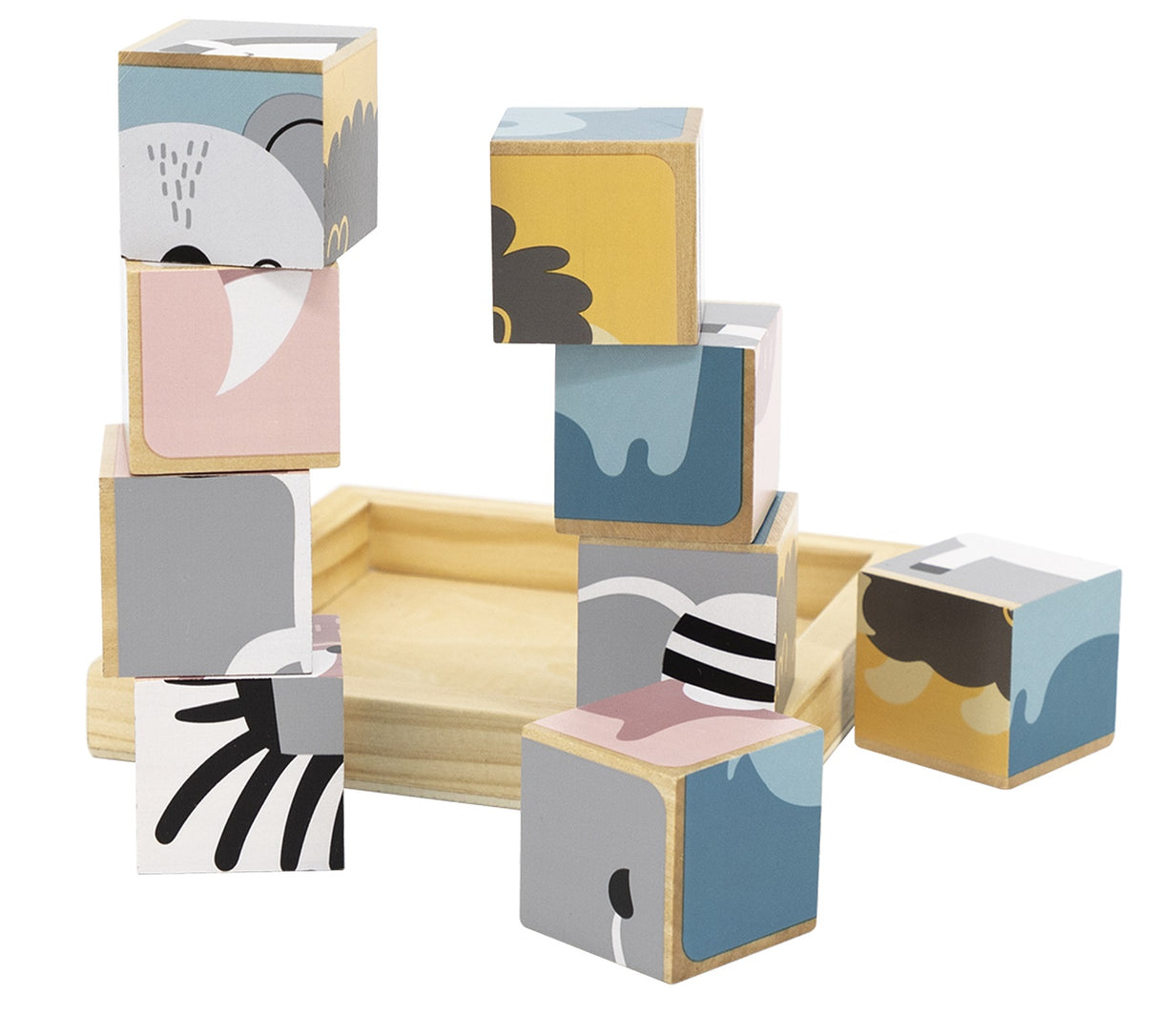 6 Sided Animal Block Puzzle