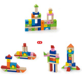 Alphabet and Numbers Blocks - 100 pieces