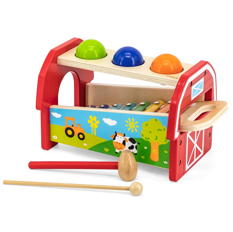 Pounding Bench and Xylophone