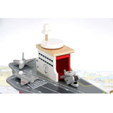 Wooden Aircraft Carrier with Accessories