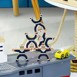 Wooden Sailors Stacking Game