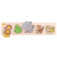 Bigjigs Baby Wooden First Shape Sorter Puzzle 5 Pieces