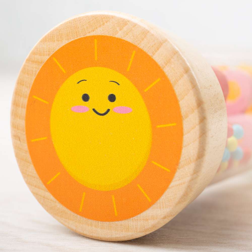 Bigjigs Baby Wooden Rainmaker Toy Musical Instrument for Babies and Toddlers