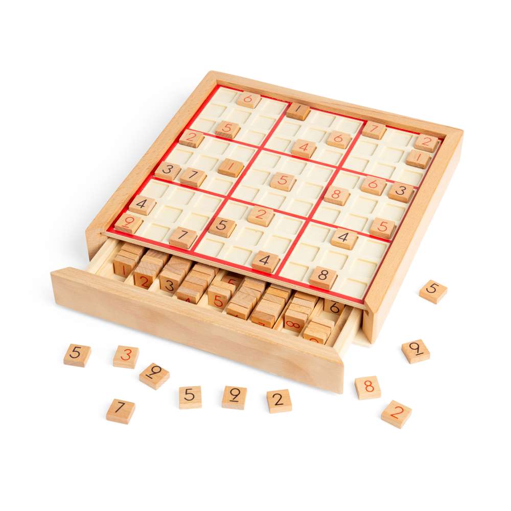 Bigjigs Toys Wooden Sudoku Board Game For Kids Eco Friendly Wood Strategy Puzzle