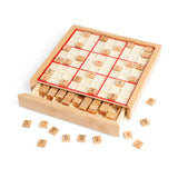 Bigjigs Toys Wooden Sudoku Board Game For Kids Eco Friendly Wood Strategy Puzzle