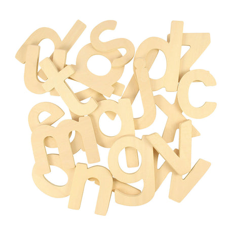 Bigjigs Toys Wooden Alphabet Drawing Templates and Stencils 26 Pieces