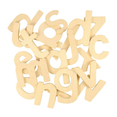 Bigjigs Toys Wooden Alphabet Drawing Templates and Stencils 26 Pieces