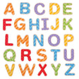 Bigjigs Toys Wooden Magnetic Uppercase Letters Educational Alphabet Toy 49 Pieces