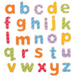 Bigjigs Toys Wooden Magnetic Lowercase Letters Educational Alphabet Toy 63 Pieces