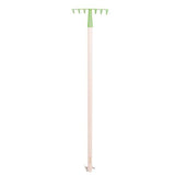 Bigjigs Toys Childrens Long Handled Green Wooden Soil Rake Garden Toy 86cm 3 Years Plus
