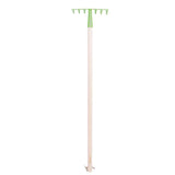 Bigjigs Toys Childrens Long Handled Green Wooden Soil Rake Garden Toy 86cm 3 Years Plus