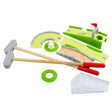 Bigjigs Toys Wooden Crazy Golf Set Kids Outdoor Sports Game with 11 Play Pieces