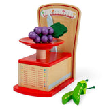 Bigjigs Toys Wooden Kitchen Scales Toy for Kids Play Shop and Kitchen Role Play