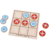 Bigjigs Toys Wooden Noughts and Crosses Tic Tac Toe Strategy Board Game Travel Toy