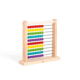 Bigjigs Toys Wooden Abacus Rainbow Educational Counting Toy with 100 Beads 18 Months Plus