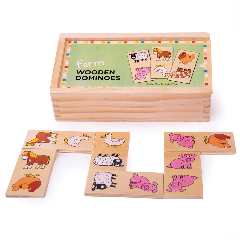 Bigjigs Toys Wooden Memory and Matching Board Game