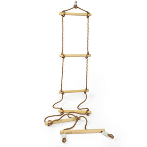 Bigjigs Toys Wooden Rope Ladder Climbing Frame Accessory for Kids