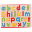 Bigjigs Toys Wooden Lowercase Alphabet Letters Lift Out Puzzle 26 Pieces
