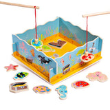 Bigjigs Toys Wooden Magnetic Fishing Game Puzzle Educational Toy for Toddlers 18 Months Plus