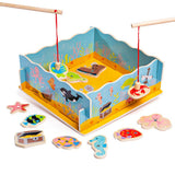 Bigjigs Toys Wooden Magnetic Fishing Game Puzzle Educational Toy for Toddlers 18 Months Plus