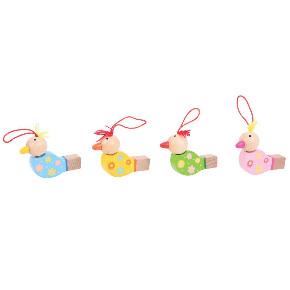 Bigjigs Toys Wooden Bird Whistles Eco Friendly Musical Wind Instrument Toy