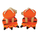 Bigjigs Toys Wooden Footwalkers Kids Balance Stilt Toys 2 Pieces