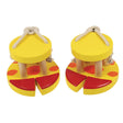 Bigjigs Toys Wooden Footwalkers Kids Balance and Coordination Stilts 2 Pieces