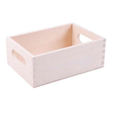Bigjigs Toys Wooden Food Crate for Play Kitchen and Market Stall Accessory