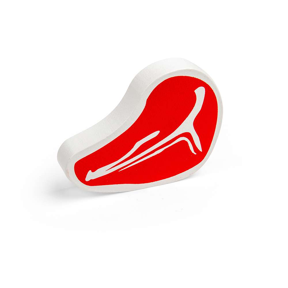 Bigjigs Toys Wooden Steak Play Food for Toy Kitchens