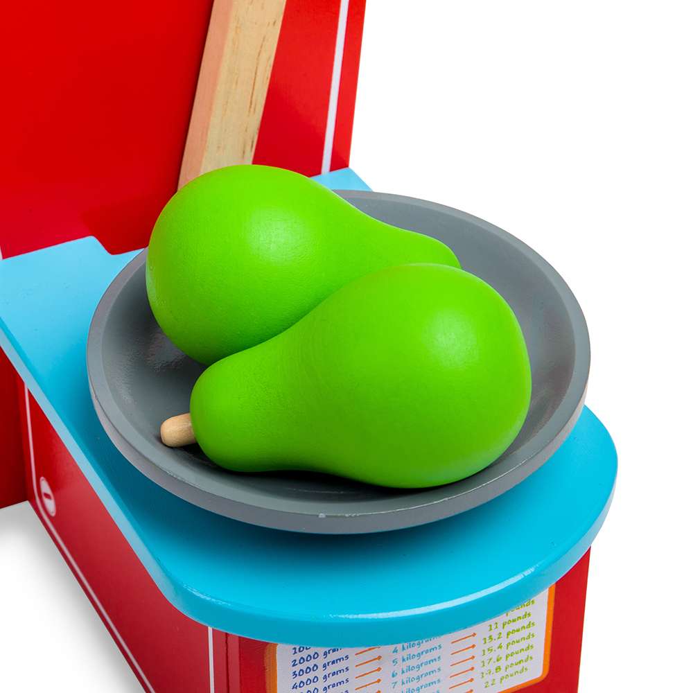 Bigjigs Toys Wooden Pear Pretend Play Food Kitchen Accessory