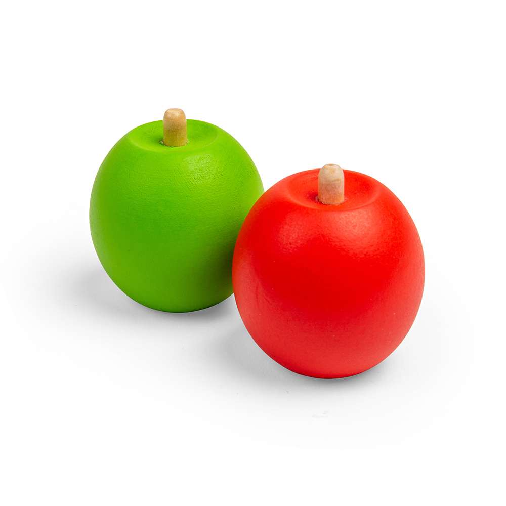 Bigjigs Toys Wooden Play Food Apples for Kids Toy Kitchen and Role Play