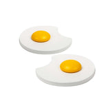 Bigjigs Toys Wooden Fried Egg Pretend Play Kitchen Food Toy