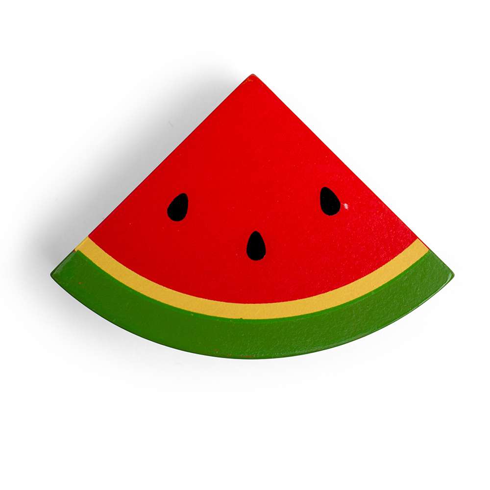 Bigjigs Toys Wooden Watermelon Fruit Play Food for Kids Kitchen Role Play Accessory