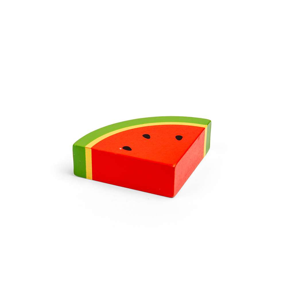 Bigjigs Toys Wooden Watermelon Fruit Play Food for Kids Kitchen Role Play Accessory