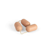 Bigjigs Toys Wooden Toy Sausages Play Food Set of 2 for Kids 18 Months Plus