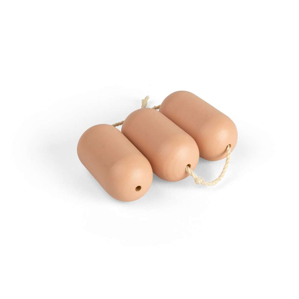 Bigjigs Toys Wooden Toy Sausages Play Food Set of 2 for Kids 18 Months Plus