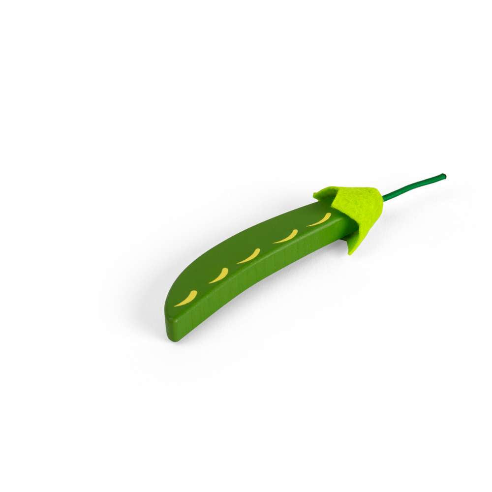 Bigjigs Toys Wooden Peas in a Pod Play Food Set with 4 Pieces