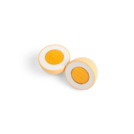 Bigjigs Toys Wooden Play Food Egg Two Halves Toy Kitchen Accessory 18 Months Plus