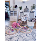 Bigjigs Rail Fairy Pink Wooden Train Set for Kids with 35 Play Pieces
