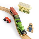 Bigjigs Rail Flying Scotsman Wooden Train Set Heritage Collection 42 Pieces