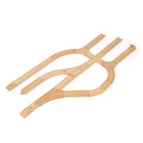 Bigjigs Rail Low Level Wooden Train Track Expansion Pack 25 Pieces