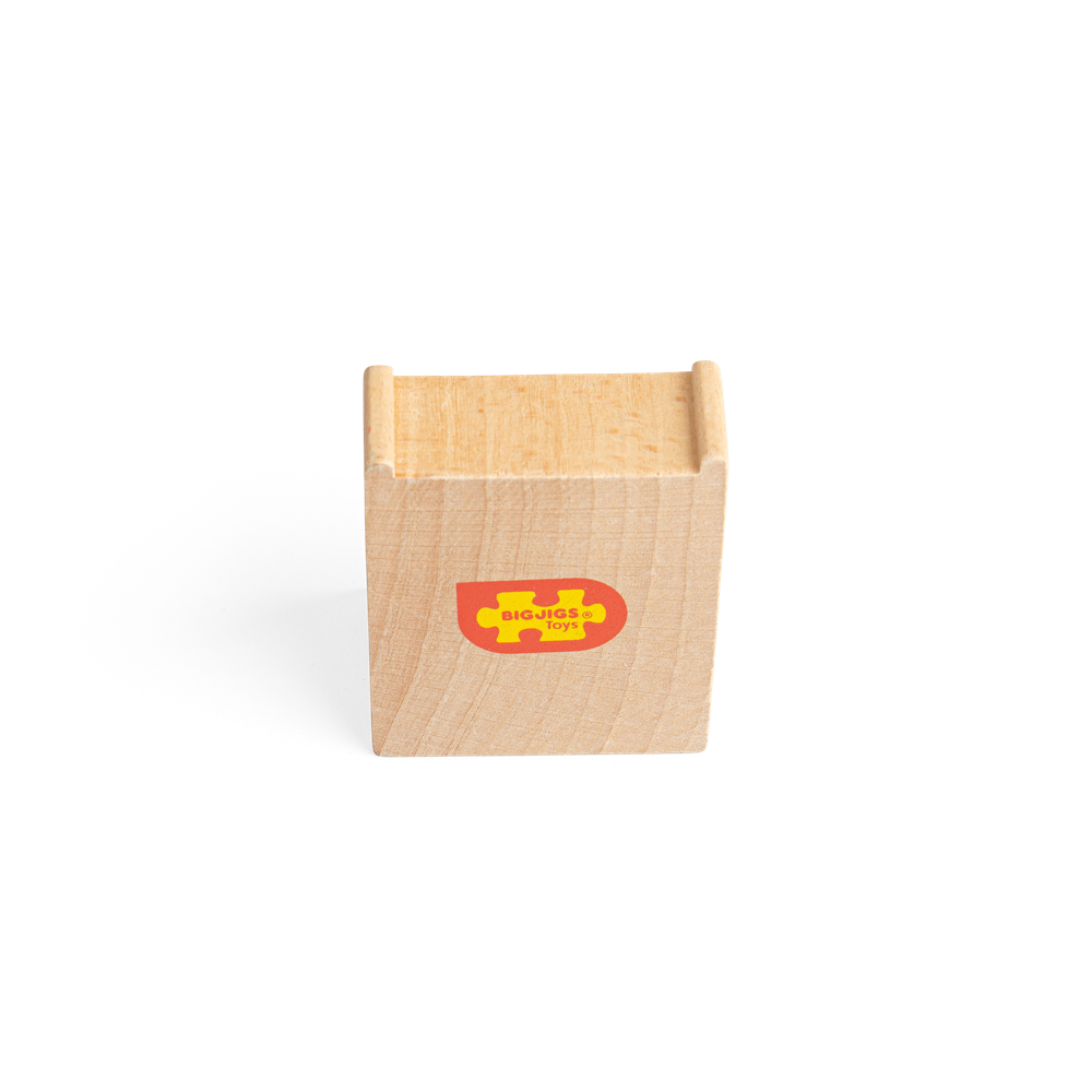 Bigjigs Rail Wooden High Level Blocks for Train Sets Pack of 6