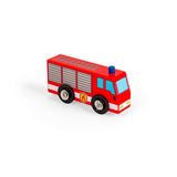 Bigjigs Rail Wooden City Vehicle Set Toy Train Accessories 5 Pieces