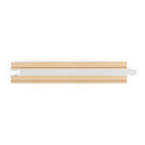 Bigjigs Rail Long Straights Wooden Train Track Accessories Pack of 4
