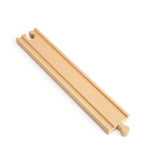 Bigjigs Rail Long Straights Wooden Train Track Accessories Pack of 4