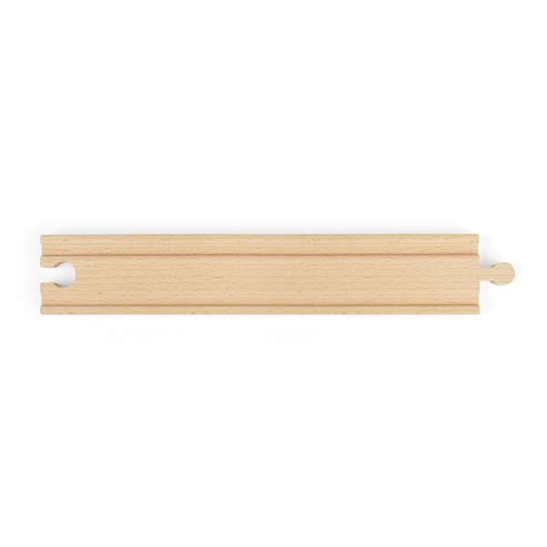 Bigjigs Rail Long Straights Wooden Train Track Accessories Pack of 4