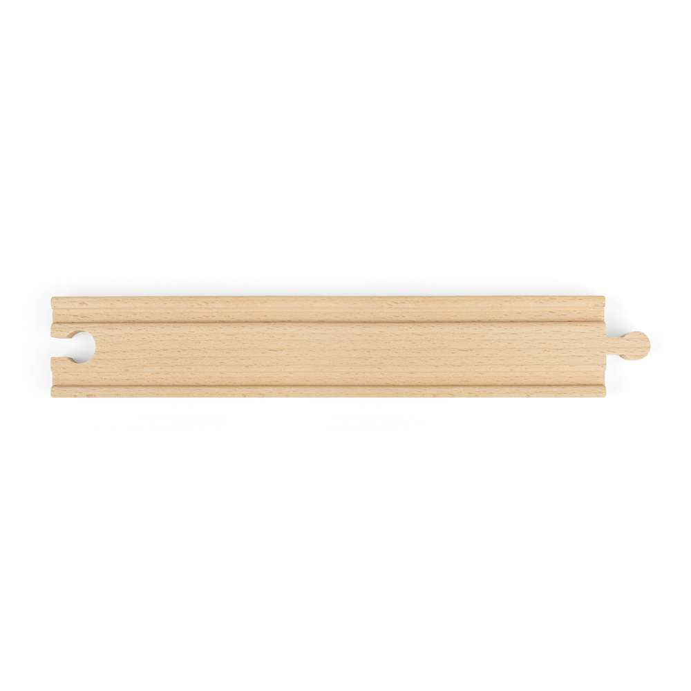 Bigjigs Rail Long Straights Wooden Train Track Accessories Pack of 4