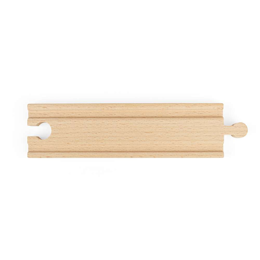 Bigjigs Rail Wooden Railway Medium Straight Track Expansion Pack 4 Pieces
