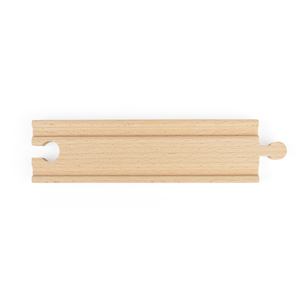 Bigjigs Rail Wooden Railway Medium Straight Track Expansion Pack 4 Pieces